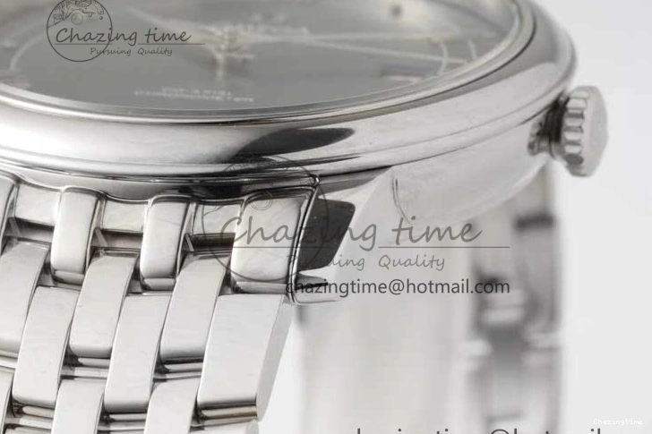 0228 De Ville SS DIWF 1:1 Best Edition Light Blue Dial SS Markers on SS Bracelet MIYOTA TopPick 7850